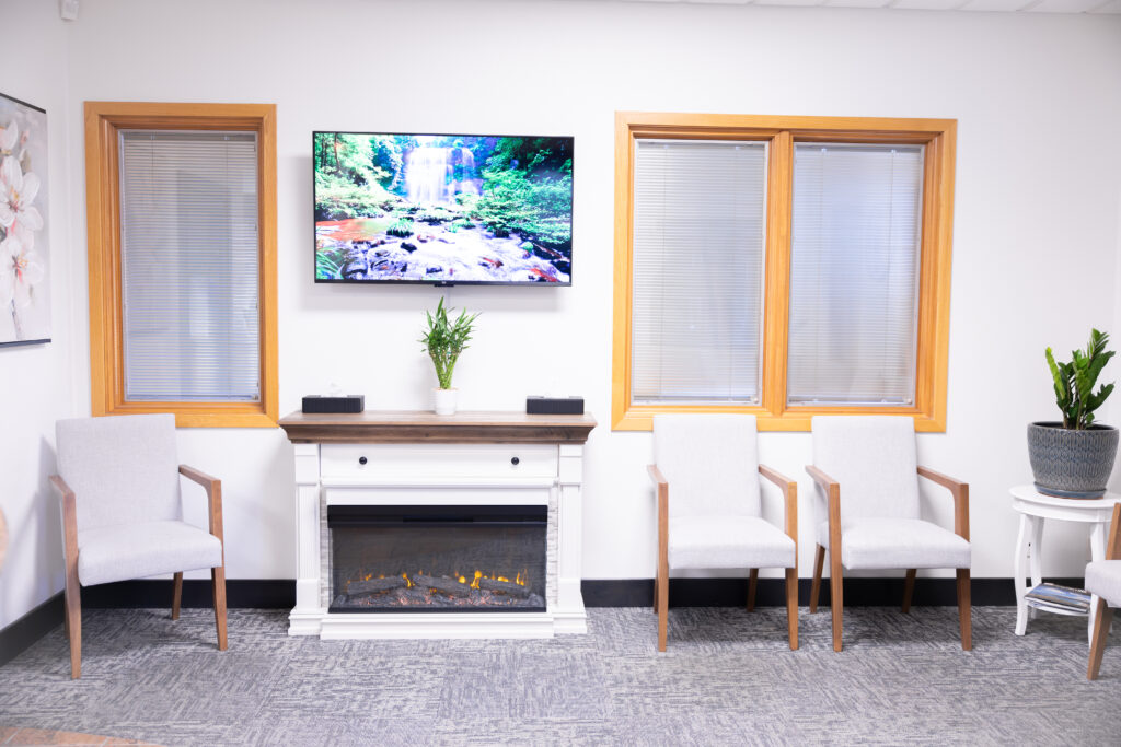 Waiting room at Horton Family Dental in Fort Collins